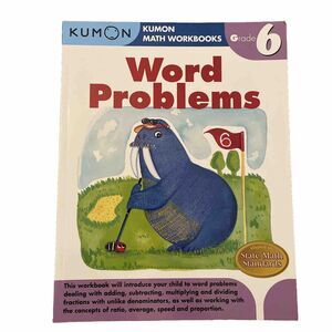 Kumon Math Workbooks Grade 6 Word Problems Tradeback Homeschool Education Unused